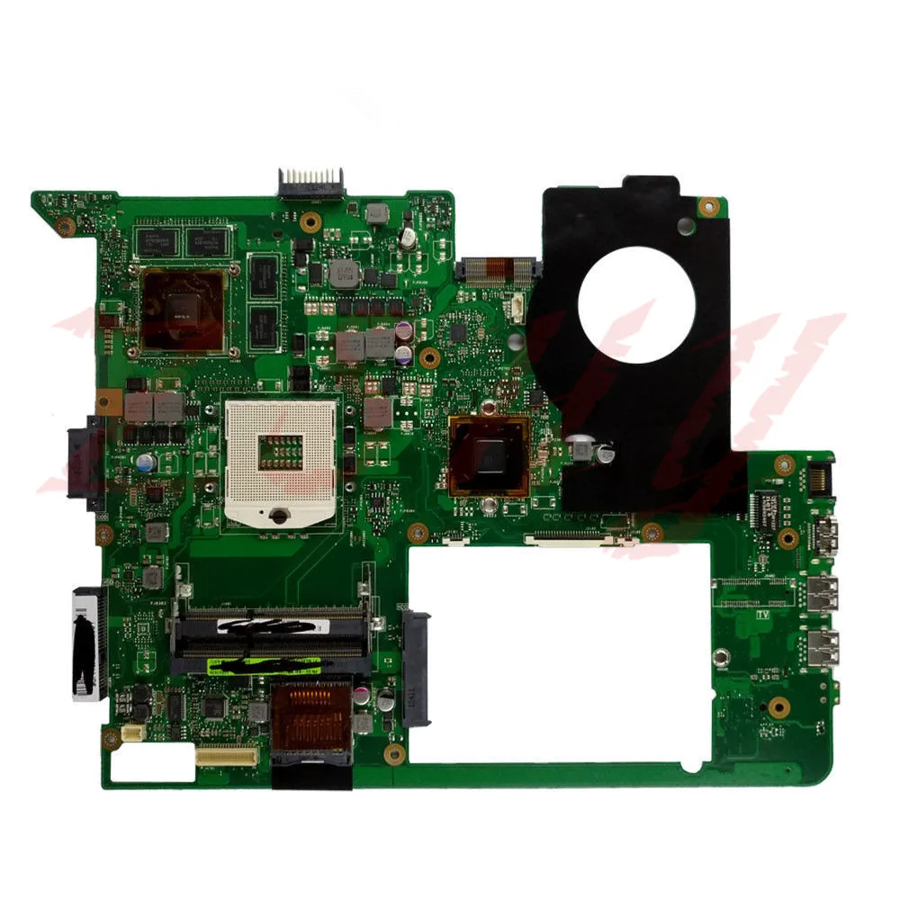  For Asus N76VZ Laptop motherboard 60-NAJMB1400 N76V REV2.2 With GT650M 4GB GPU Free Shipping 100% t