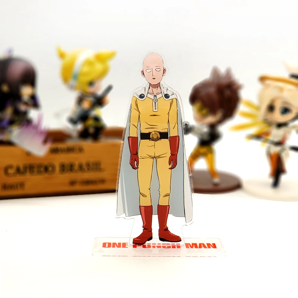 Love Thank You One Punch Man Saitama acrylic stand figure model plate holder cake topper font