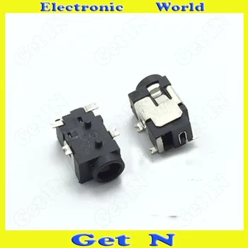 

200pcs DC031A 1.3mm with Head 4Pins SMD DC Power Socket/Connectors with Column AC Outlet Interface High Quality