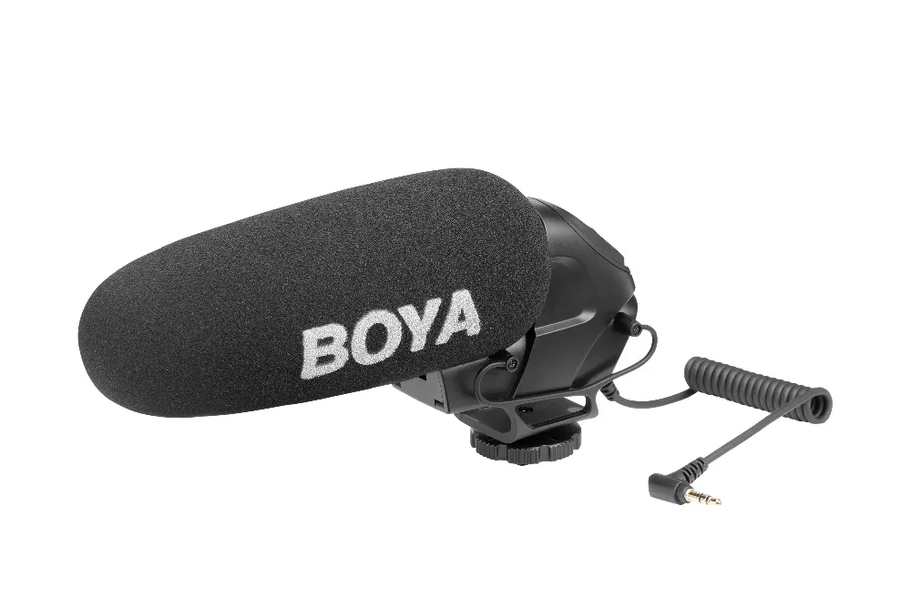 BOYA BM3031 мм 3,5 мм фотография интервью Pro Микрофон DSLR камера видеокамера для Vloggers/Videomaker/Nikon Youtube studio MIC