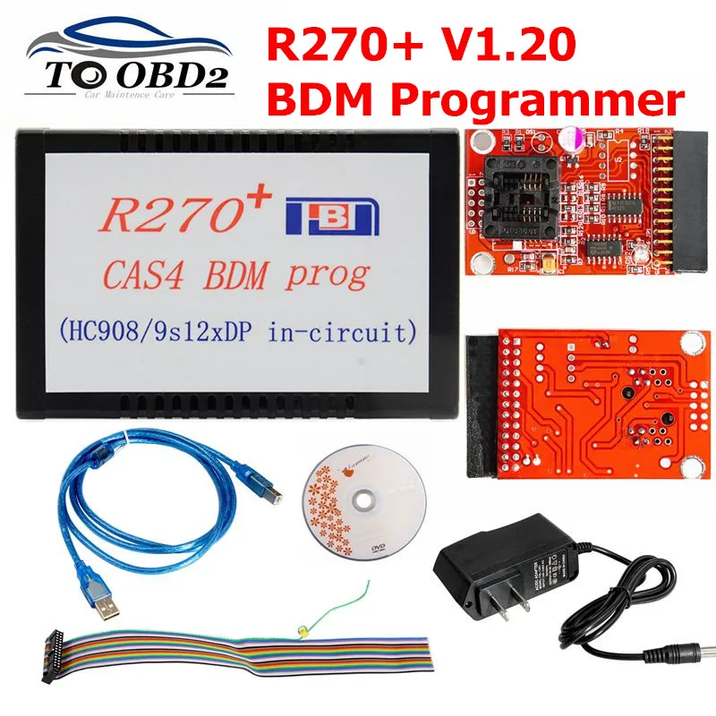 Программатор R270 + V1.20 Auto CAS4 BDM 1 2 профессиональный программатор для ключей bmw
