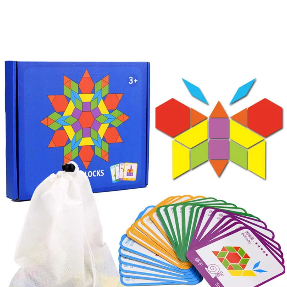 155 шт дети игрушки обучения Развивающие игрушки деревянный настольная ...