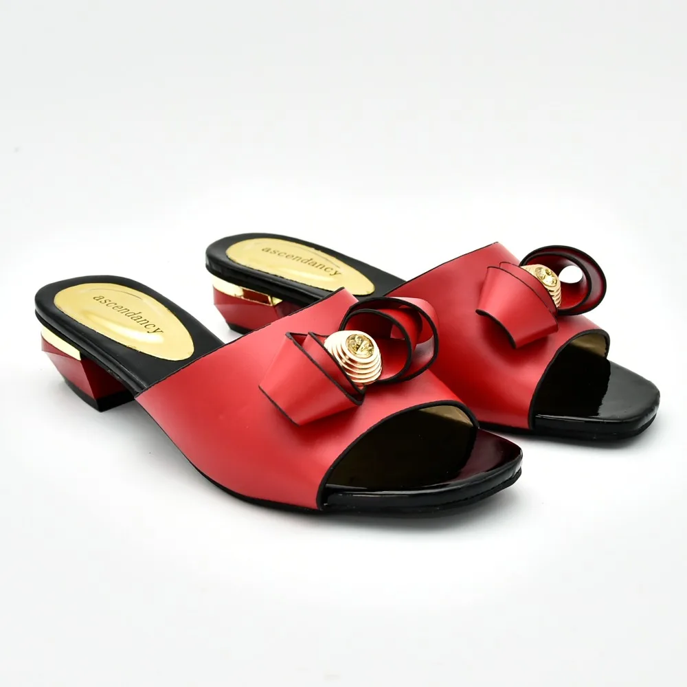 

Size 38 to 42 free shipping women shoes red color 1.5 inches shoes lady sandal shoes in red color flip flops shoes red SS007-4