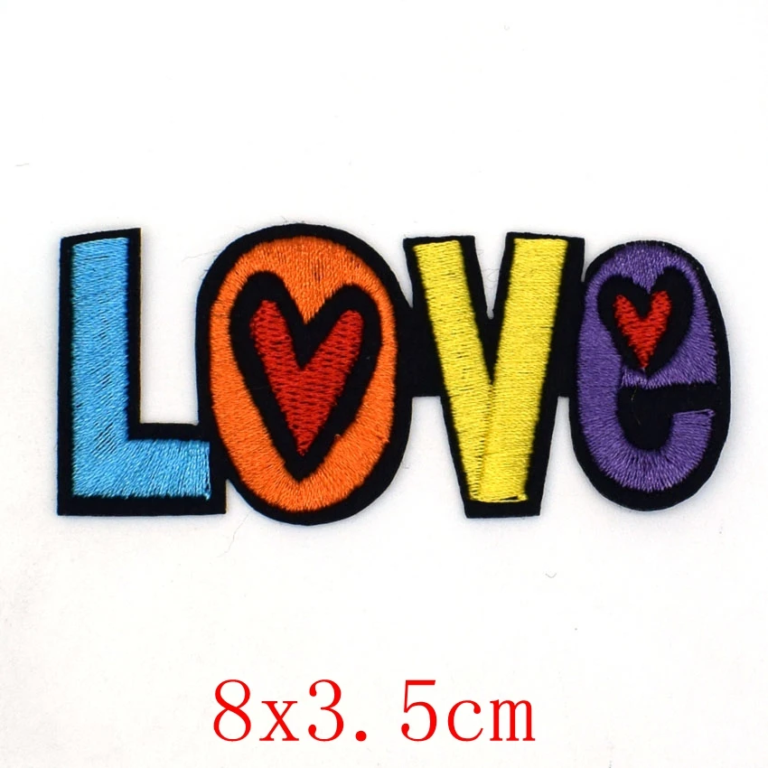 Знак любви мира хиппи бохо ретро цветы сила лета hippy вышивка железный на патч