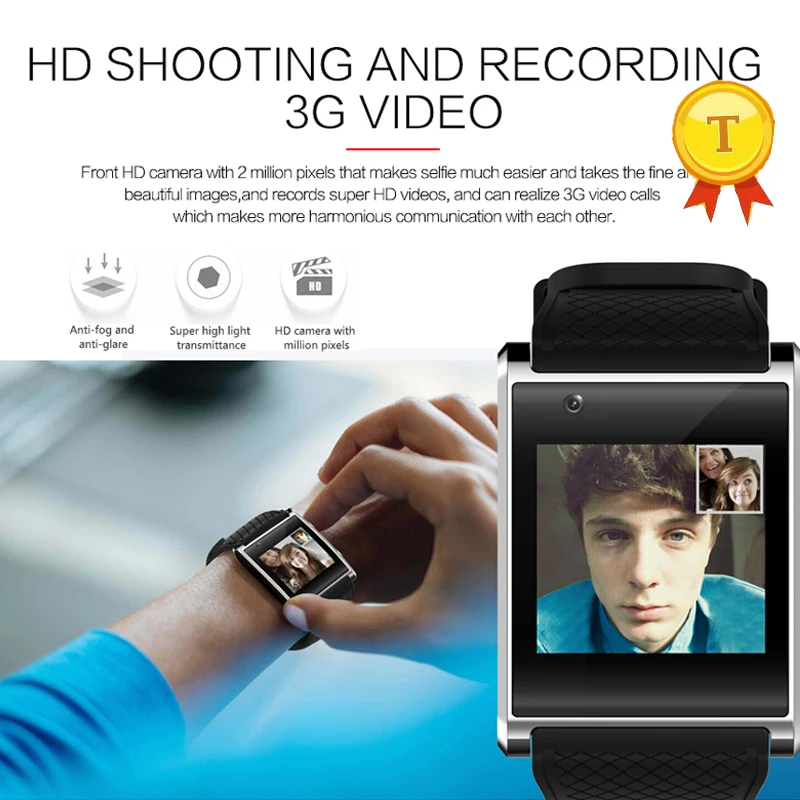 Новинка 2017 Лидер продаж 1 54 дюйма 3G GPS трекер SOS GSM Wi Fi Роскошные Смарт часы