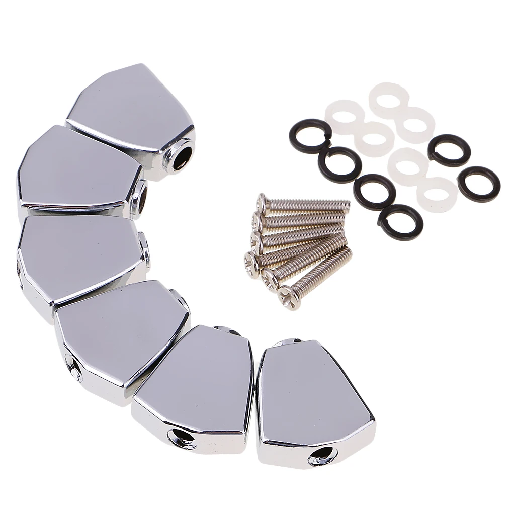 Metal Zinc Alloy Guitar Tuning Peg Tuners Machine Head Replacement Button Knobs Handle