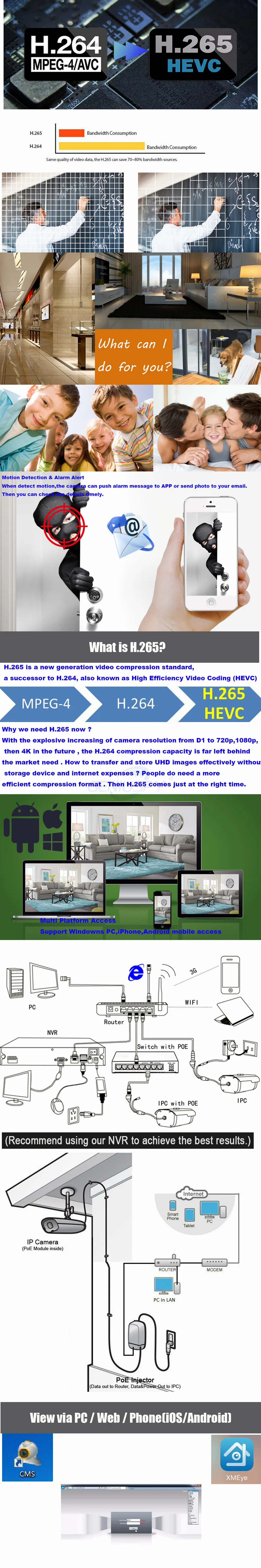 5mp 4mp 3mp 2mp H.265 Covert Cctv Segurança Mini 5.0mp P2p Onvif ip Câmera de Segurança de Vigilância em Casa de Áudio e Vídeo Record 11 vigilância em casa onvif p2p áudio vídeo registro