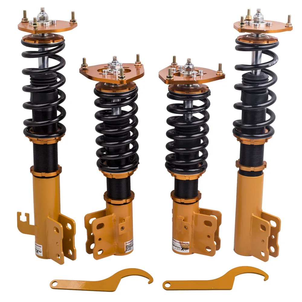 Полностью регулируемая подвеска Coilovers комплект для Subaru Forester 1998 1999 2000 2001 2002 L универсал 4-дверный стойки амортизатора