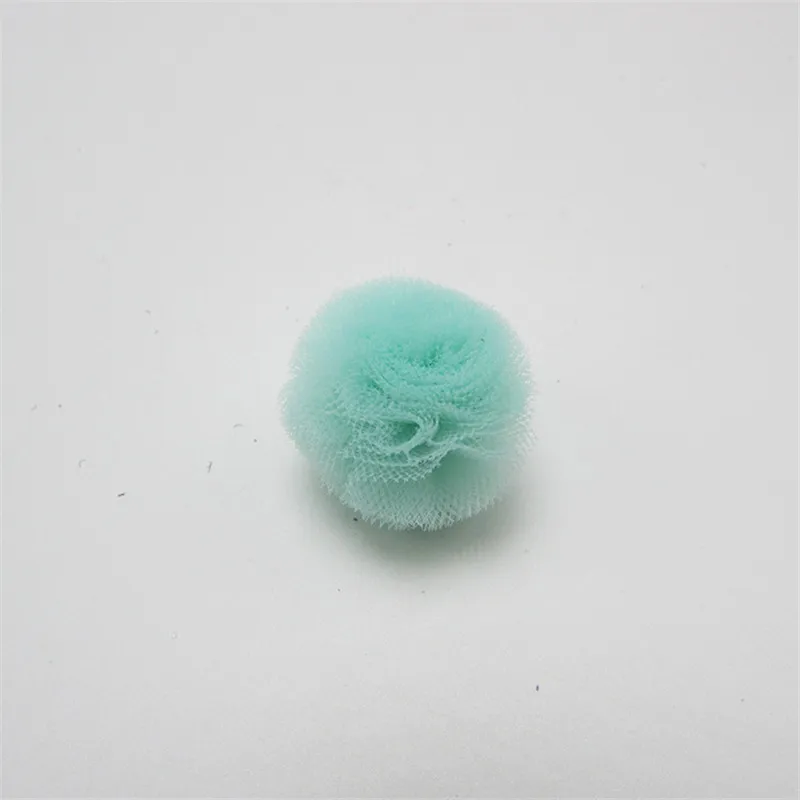 blue 50 шт./лот, кружевные Сетчатые эластичные Цветочные шары, сделай сам, для рукоделия, вечерние, Свадебные украшения и аксессуары для детских головных уборов - Цвет: blue