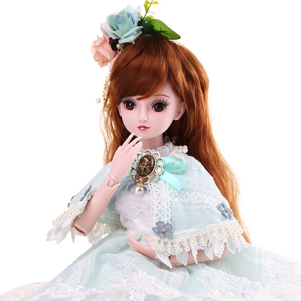 1/3 BJD кукла 60 см/23,6 ''Высота 19 шарнирные куклы(парик+ обувь+ одежда+ волосы+ глаза+ макияж) Коллекция игрушек полный набор