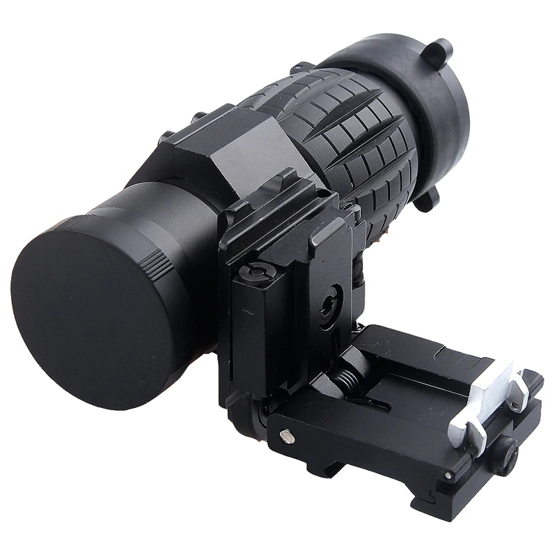 Tactical QD FTS 3X Magnifier Scope With Flip To Side Mounts Fits For 551 552 Airsoft RL6-001-04