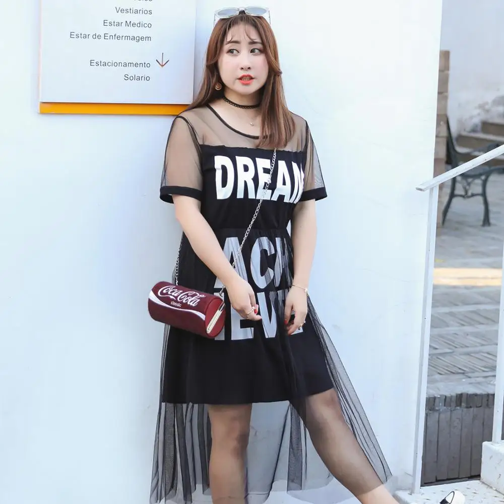 Aliexpress.com : Buy MINSUNDA Plus Size Printed Letter