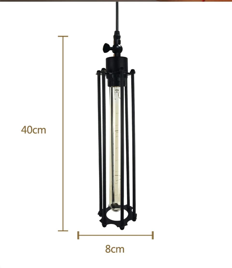 Винтажные Ретро подвесные светильники паровой панк промышленный стиль одна голова с Эдисон лампочка hanglamp luminaria подвесной светильник