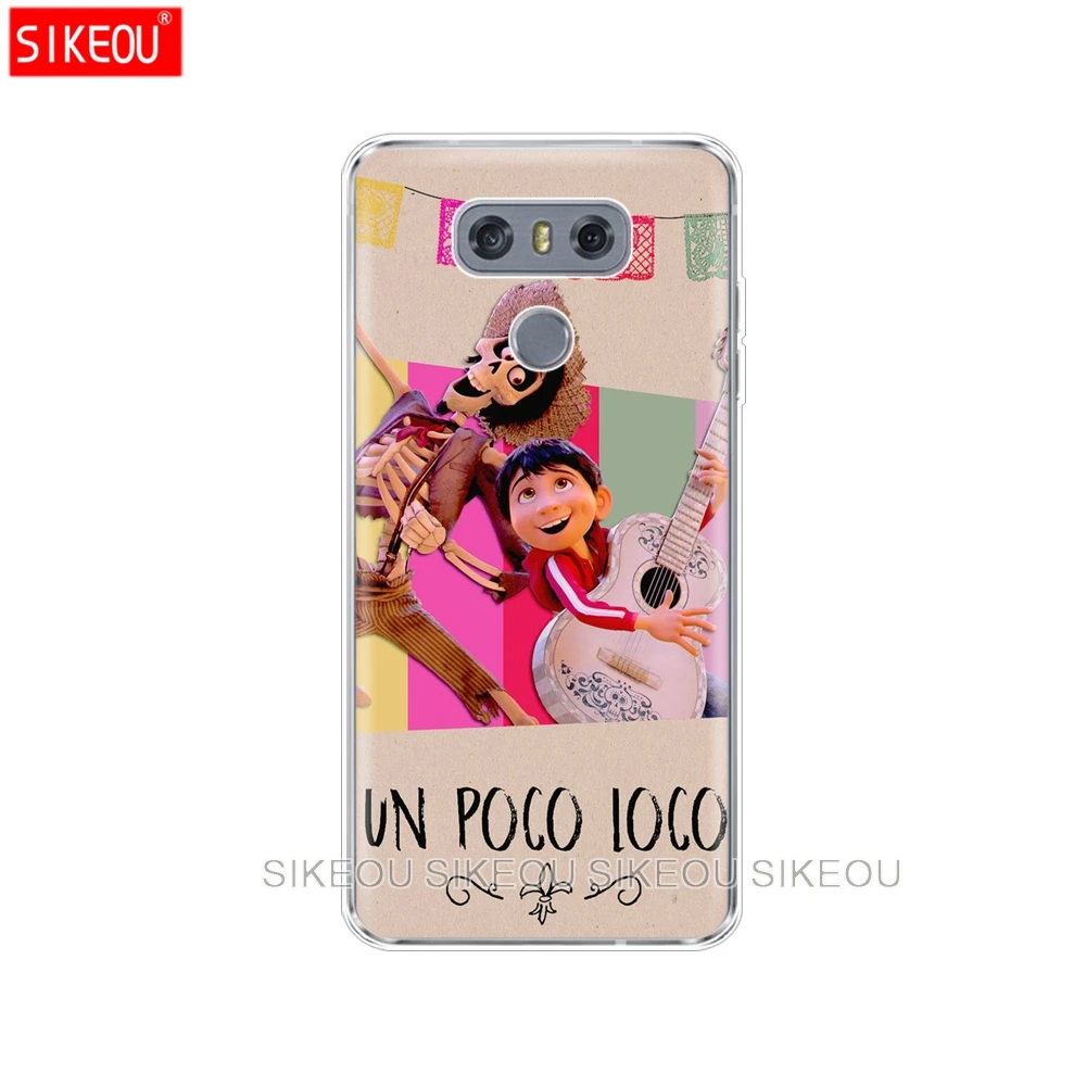 Силиконовый чехол для телефона LG G7 Q8 Q6 G6 MINI G5 V30 V7 V9 k10 k8 X POWER 2 coco с мексиканским