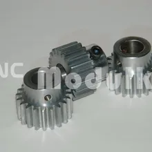 CNC машинное оборудование CNC шестерни 15 16 18 20T клиент сделал мод 1,5 правые зубы ведущая шестерня 45# стальной лазерный станок с ЧПУ Модульный Набор CNC