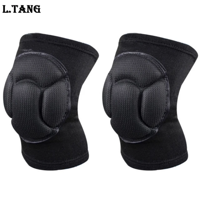 Sponge Knee Support Black Soccer Knee Pads Protector Sports Kneepads