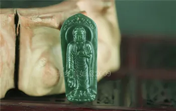 

Gratis pendant chain Exquisite original Shi Chun manual sculpture standing Buddha pendant necklace Men's and women's style