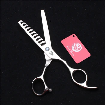 

Z2000 6In. 17cm JP 440C Purple Dragon Thinning Shears Cutting Scissors Hairdressing Scissors 10 Teeth Professional Hair Scissors
