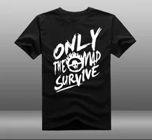 Mens Casual 2015 Movie Mad Max 4 Fury Road ONLY THE MAD SURVIVE Short Sleeve Cotton