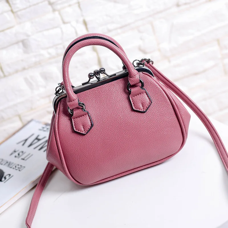 KYYSLO Pu Leather Women's Bag Handbag Korean Version Of Casual Fashion Women Shoulder Messenger Bag High Capacity Handbag - Цвет: Небесно-голубой