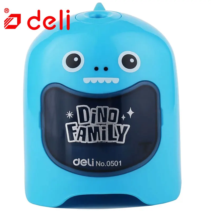 

Deli Electronic Pencil Sharpener Creative Kids One Hole Pencil Sharpener Automatic Student Stationery Office School Applies 0501