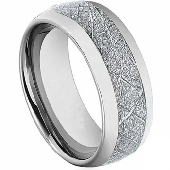

new design fashion tungsten wedding band men ring for women male finger groom jewelry LR4801