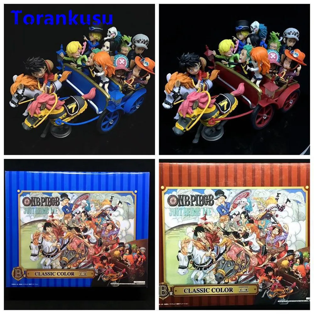 

One Piece Action Figure Luffy Zoro Nami Sanji Chopper Ace Sabo Trafalgar Law Hancock Carriage Ver. 20th Anniversary PVC Doll XP