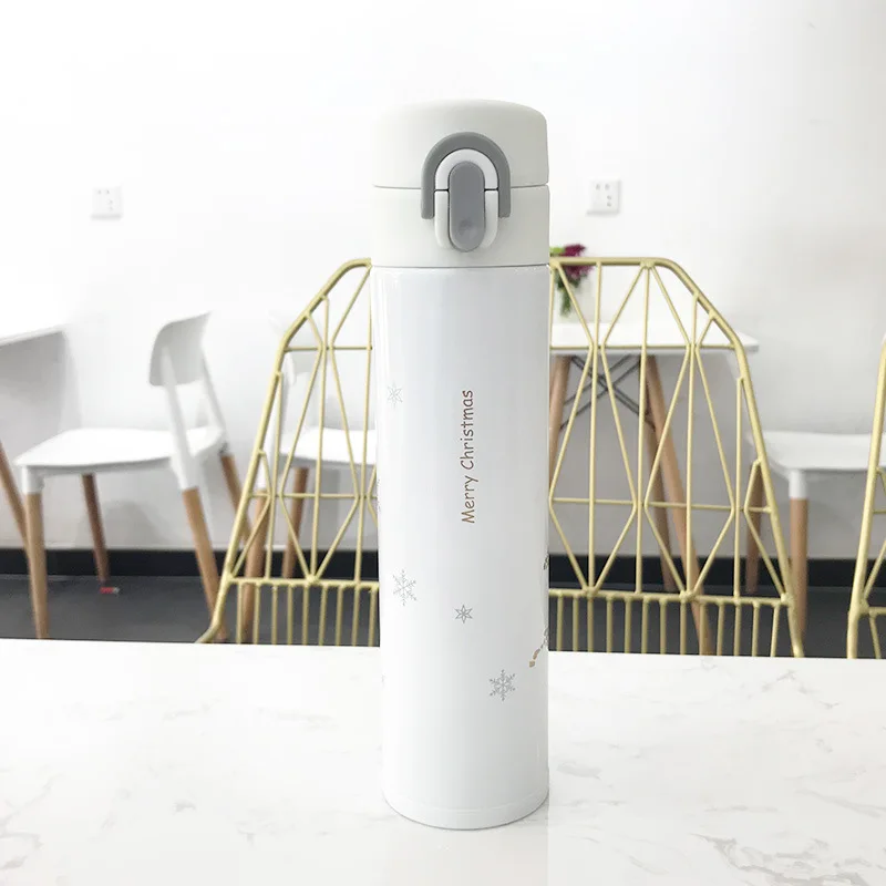 

Stainless Steel Thermo Bottle 380ML Thermos Mug Water Bottle Kitchen Vacuum Flasks Insulated Cup Thermos Christmas Gift D