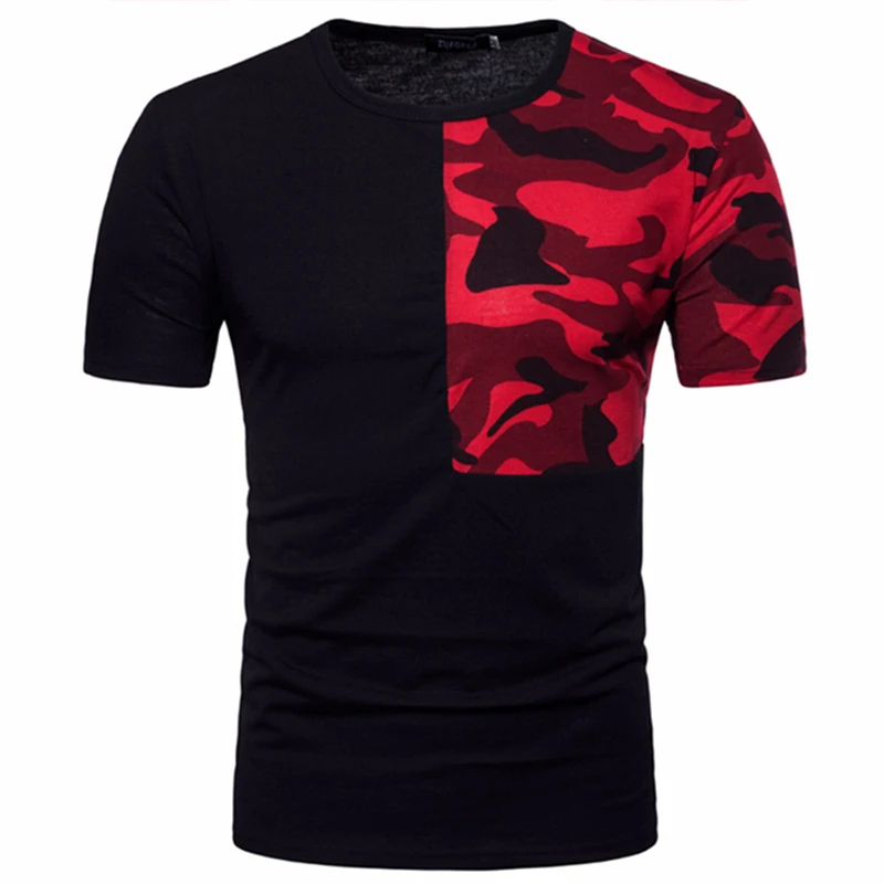 

Game Of Throne Real Linkin Park Palace 2018 Spring And Summer New Men's Casual Camouflage Short-sleeved Bottoming Shirt T-shirt