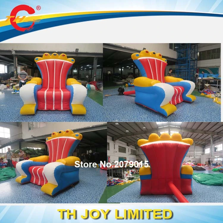 Free air ship to door!2m/6.6ft inflatable sofa/beautiful big inflatable  advertisement throne chair model|inflatable throne|ship model - AliExpress