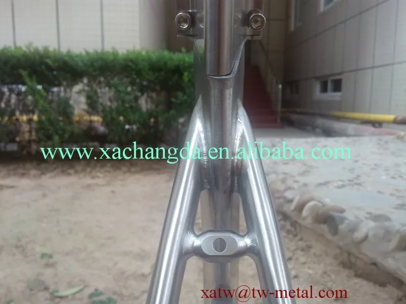 Cheap xacd made titanium TT bike frame 700C titanium titanium Triathlon bike frame 12