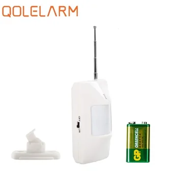 

Qolelarm 433mhz 9V Wireless Passive Infrared Detector PIR Motion Sensor For Wifi / GSM / PSTN Home Security Alarm System