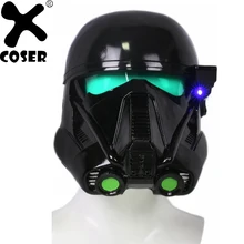

Rogue One Death Troopers Helmet Lighting Full Head Mask A Star Wars Story COSplay Props