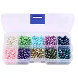 10 цветов 1000 шт./пакет DIY бисера браслет жемчужное ожерелье развивающие игрушки