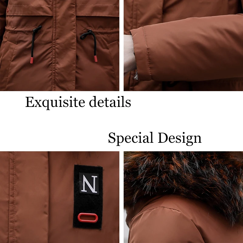 2018 High Quality Warm Thicken Winter Jacket Women Hooded Long Both Two Sides Can be Wear Female Parka Parkas Coat Cotton Padded
