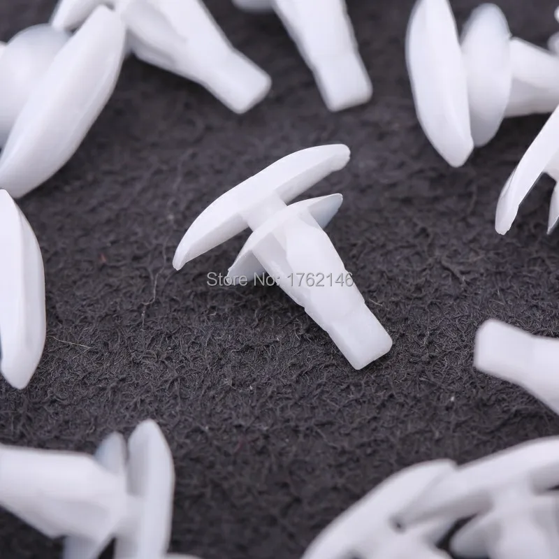 100x Weatherstrip Clips Door Weather Strip Retainer 67867-12150 For Toyota Corolla Yaris Tundra RAV4 10 x 6 mm | Автомобили и