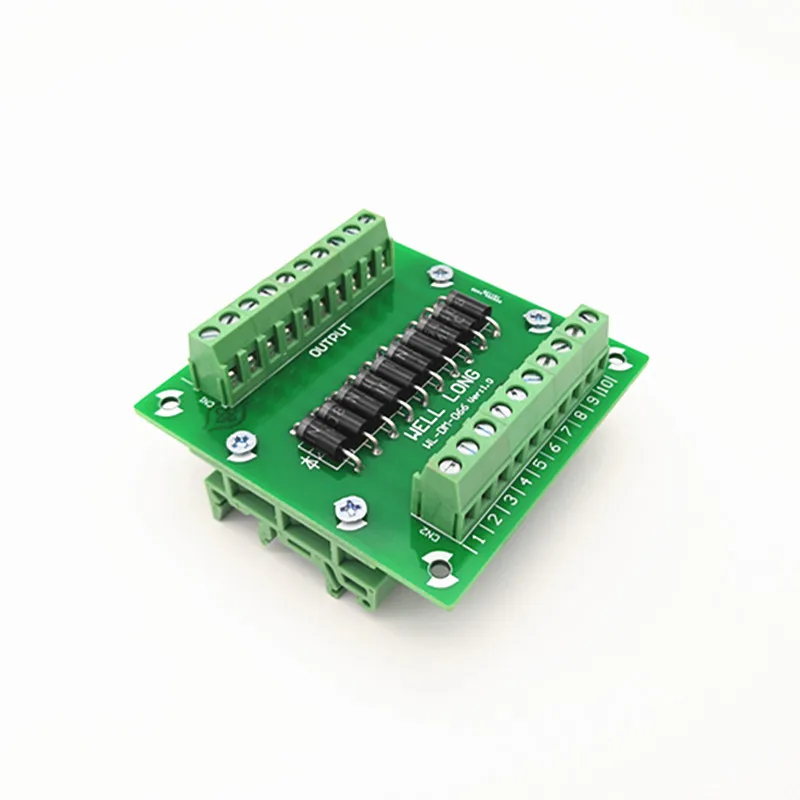 

Diode Protection Terminal Block IN5408 3A/1000V Diode Terminal Block.