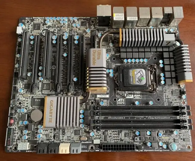 Для Gigabyte GA-Z68X-UD7-B3 оригинальный использоваться для настольных ПК Z68X-UD7-B3Z68 разъем LGA