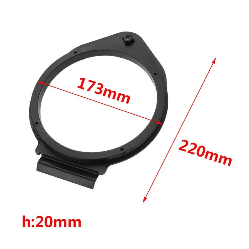 2pcs 6.5in Car Front Rear Door Speaker Adapter Brackets for CHEVROLET BUICK Mount Adapter Plates Brackets Stand Cover Rings New audio speaker adapter