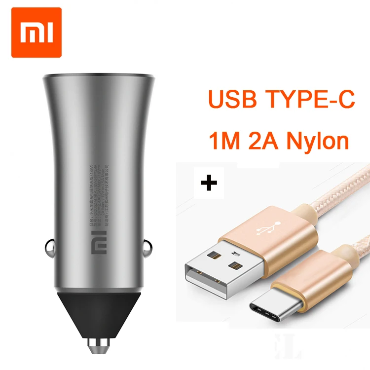 18W Xiaomi Mi adapter Car Charger Dual USB Quick Charger 5V/2.4A 9V/2A Fast dual USB QC3.0 quick