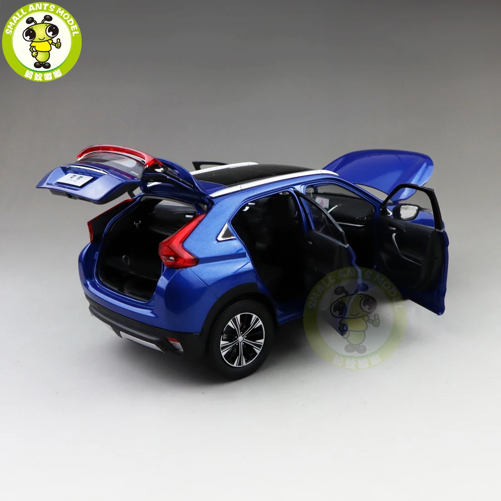 1/18 Mitsubishi ECLIPSE CROSS SUV автомобиль из литого металла модель SUV игрушки Дети подарок для мальчика девочки Коллекция синий