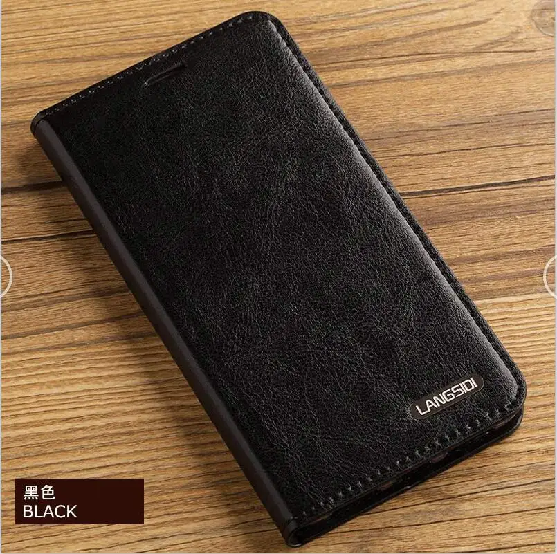 01-Black Wangcangli для iphone 7 Plus чехол для телефона масло воск Бумажник кожа флип держателя карты, Слоты кожаный чехол передать телефон стекло пленка - Цвет: 01-Black