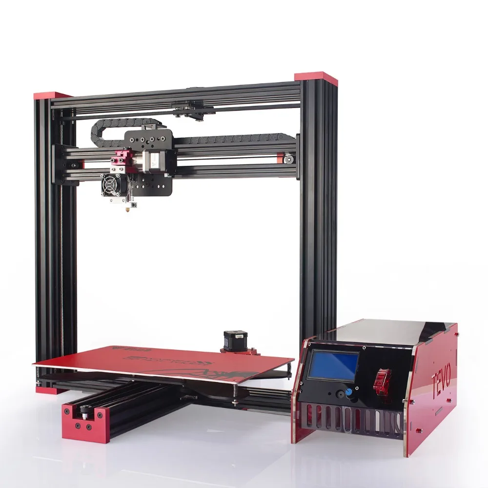 Newest TEVO Black Widow 3D Printer Large Printing Area 370 250 300mm OpenBuild Aluminium Extrusion 3D