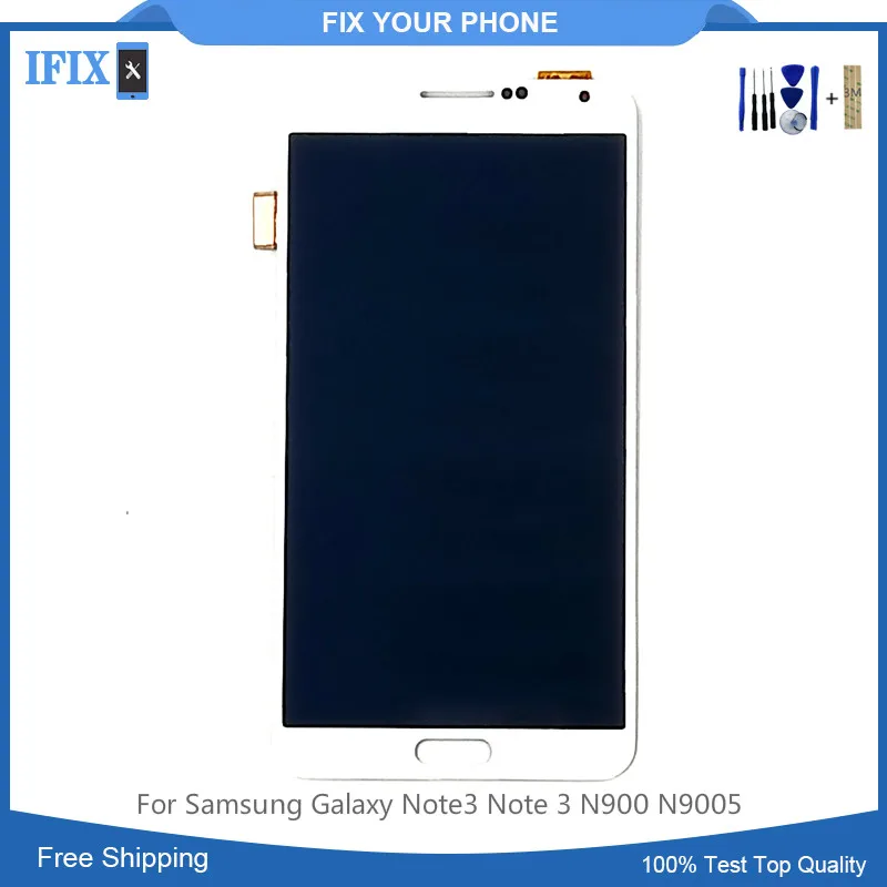 10 шт./лот Super Amoled для Samsung Galaxy Note3 Note 3 N900 N9005 ЖК-дисплей сенсорный экран дигитайзер