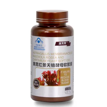 

Pure Natural Plant Extracts Lower Blood Sugar Blood Pressur Astragalus Membraanaceus Rhodiola Rosea and Chromium Soft Gel