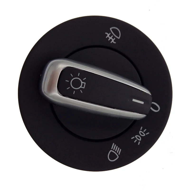 Chrome Headling Fog font b Lamp b font Control Switch For VW Caddy Jetta Golf V