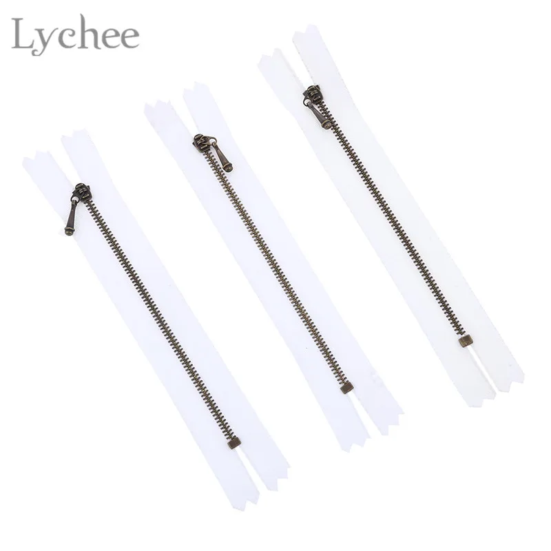 Lychee Life 3 шт. Мини молния Кукла одежда DIY ручная швейная для сумок скрапбукинга