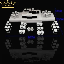 Высокое качество 925 Серебряное кольцо подставка держатель деревянная Ювелирная витрина 90*53*13 см органайзер для ювелирных изделий