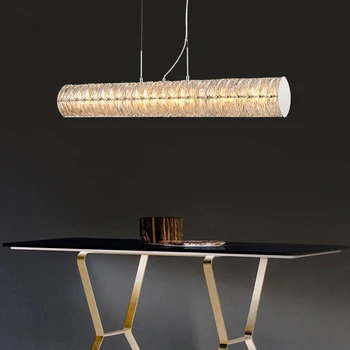 

Luxurious long crystal chandeliers Restaurant personality Chandelier Villa French Danish Chandelier Bar Chandelier