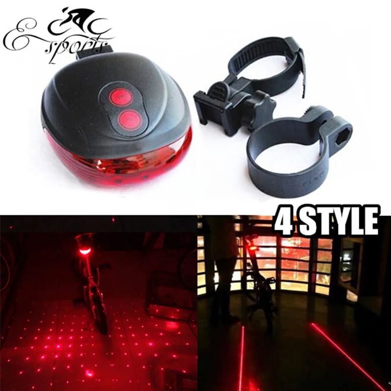 High Quality 4 flash mode Cycling Safety Bicycle Rear Lamp Waterproof